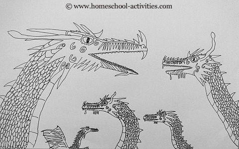 Dragon Coloring Pages on Dragon Coloring Pages  Printable