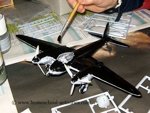 Model Aircraft on More Tips For Success With Homeschool Craft Activities Making Models