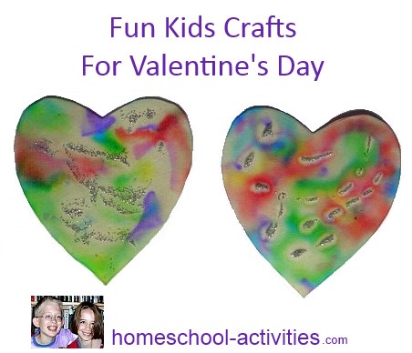 Craft Ideas Young Kids on Flowers And Hearts In Our Homeschool Valentine Crafts For Kids