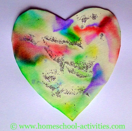 Valentine Craft Ideas  Kids on Crafts For Kids   Valentine S Day Pastel Heart Preschool Craft