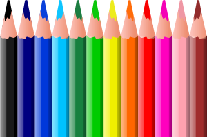 pencil crayons