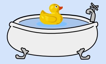 baby bath with duck