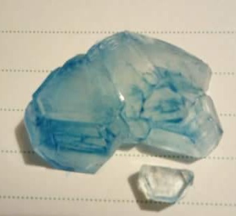 blue crystals