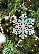 christmas tree geometric snowflake