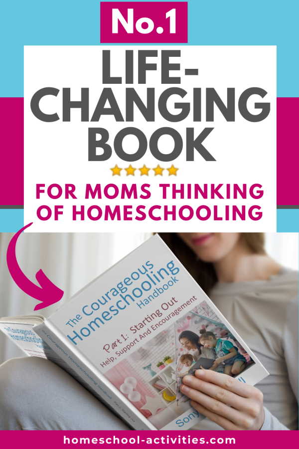 The Courageous Homeschooling Handbook with encouragement and inspiration for families starting teaching their child at home
