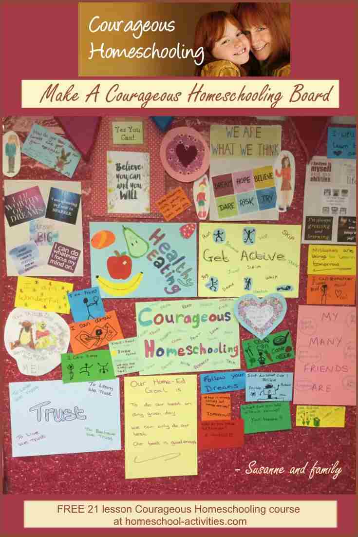 Courageous Homeschooling board