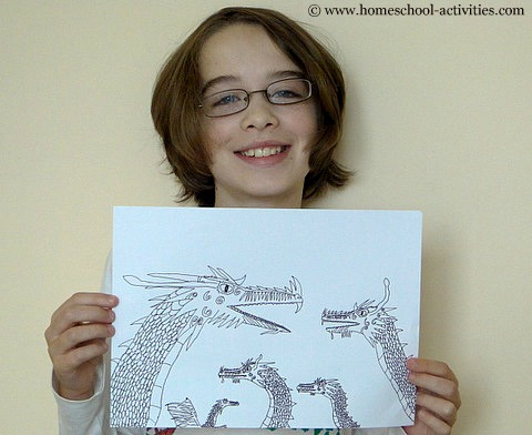 How to Draw Dragons for Kid