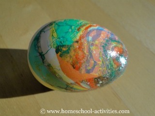 marbled egg