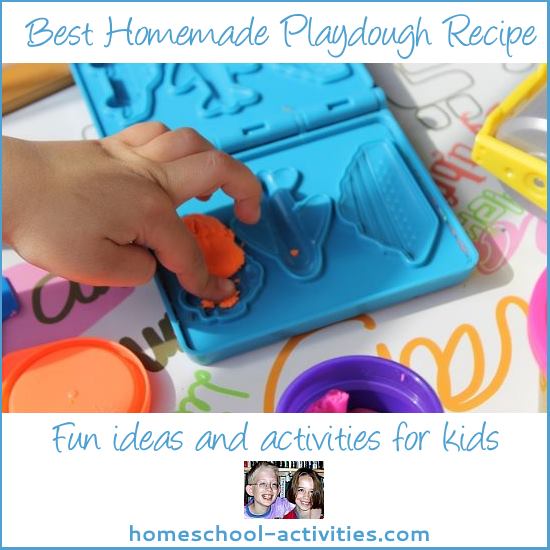 Easy homemade playdough recipe