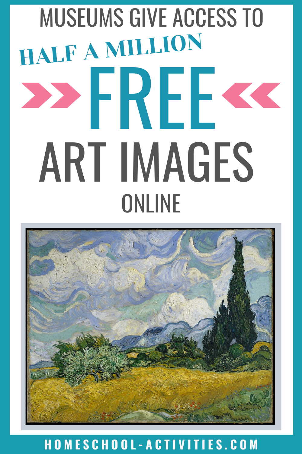 Half a million free famous art images from museums across the world.