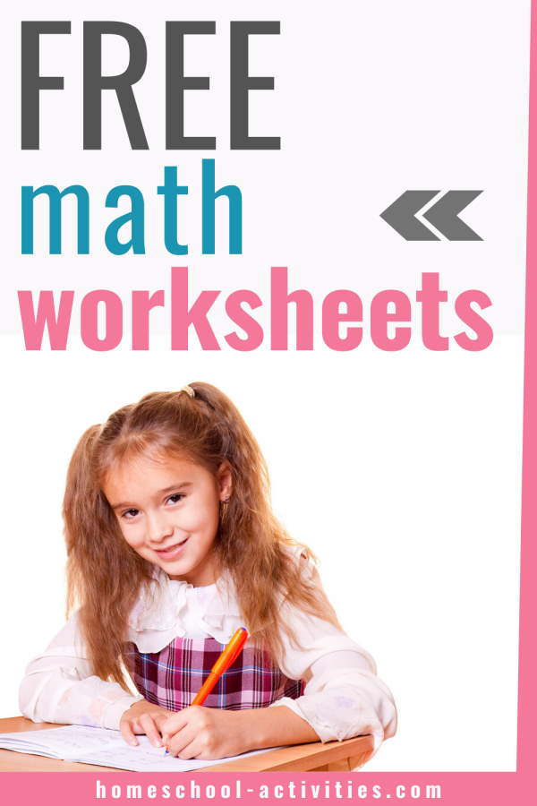 Free printable math worksheets