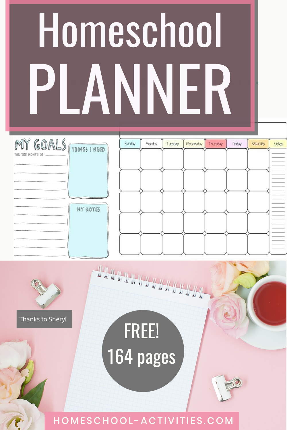 free homeschool planner