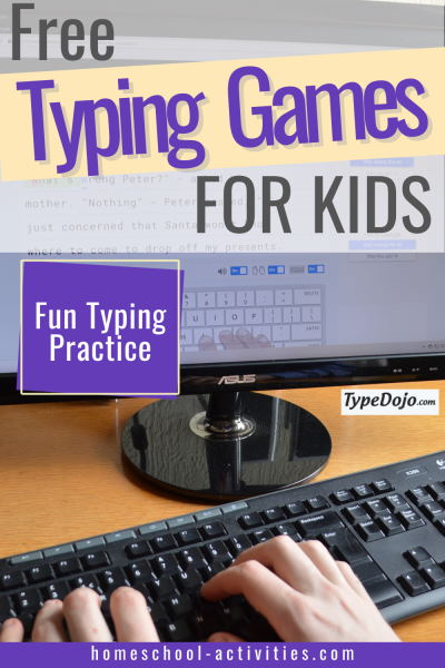 Free typing games and lessons for kids