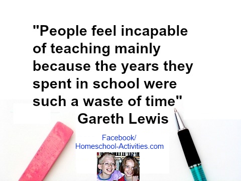 Gareth Lewis homeschool quote