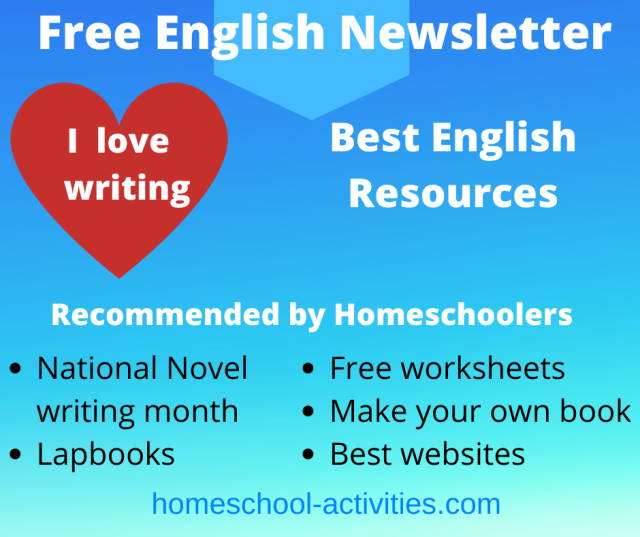 homeschool English newsletter