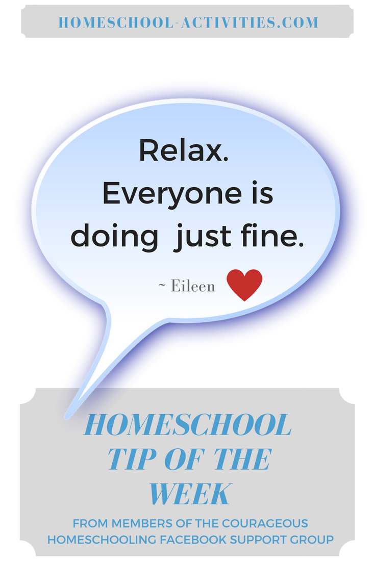 homeschool tip of the week