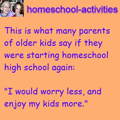 Advice from homeschool parents