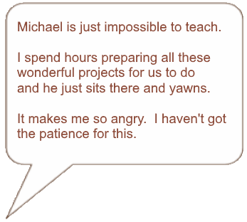 Quote about patience in homeschooling