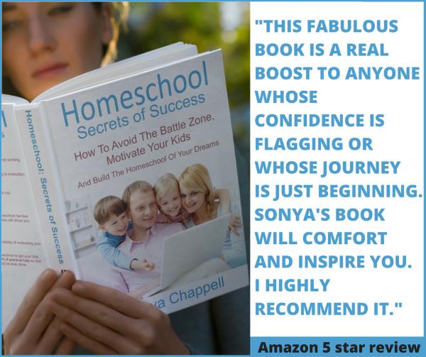 Homeschool Secrets of Success with 5 star Amazon review