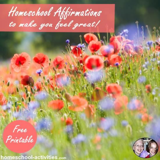 homeschool affirmations