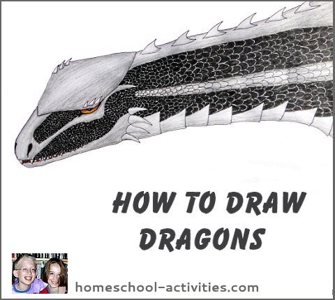 how to draw dragons