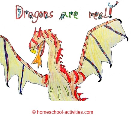 dragons are real drawing