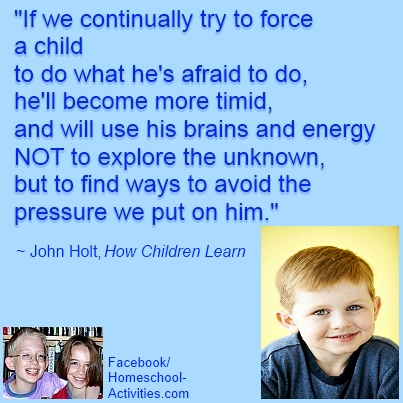 John Holt quote about the dangers of testing children