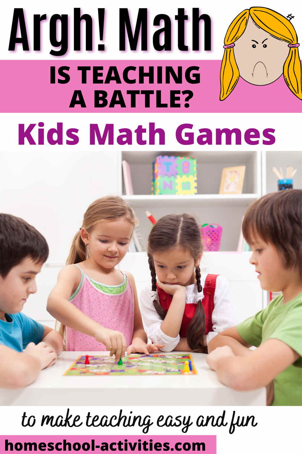 Board and card games for teaching math