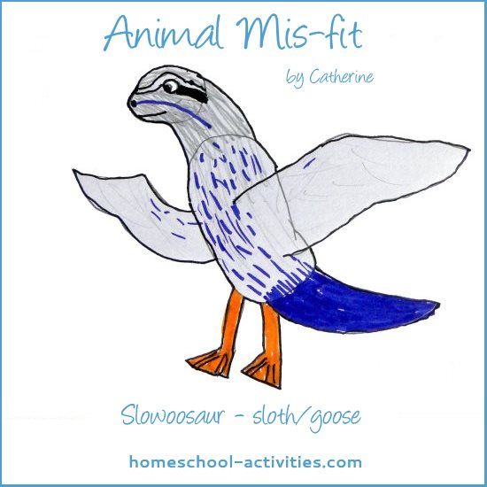 animal mis-fit drawing