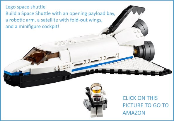 lego space shuttle on Amazon