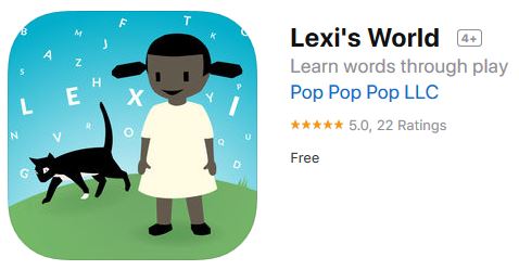 Lexi's world spelling app