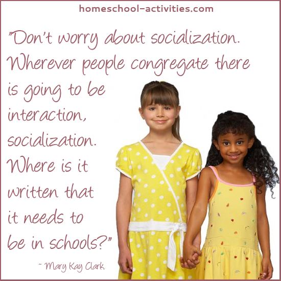 Mary Kay Clark quote about socialization