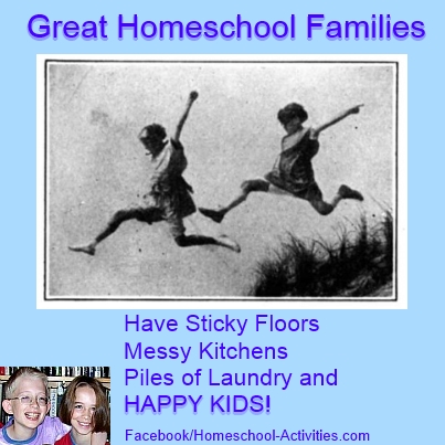 great homeschool families have messy houses