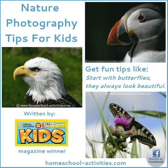 Nature photography tips for kids