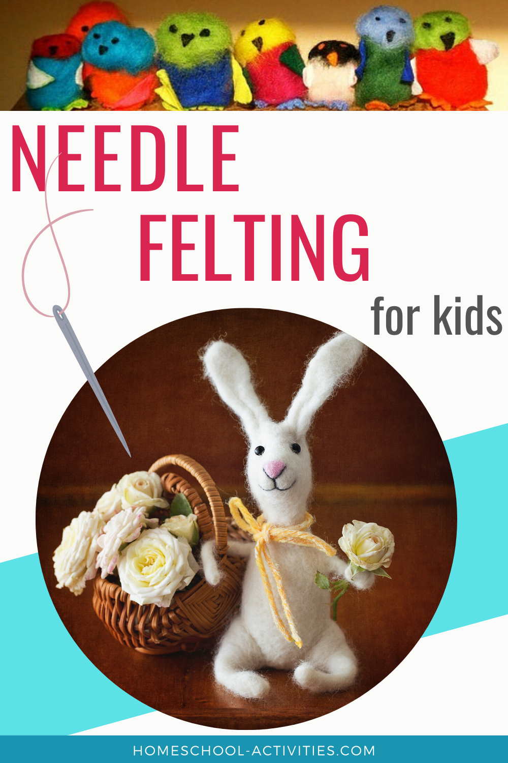 Needle felting for kids