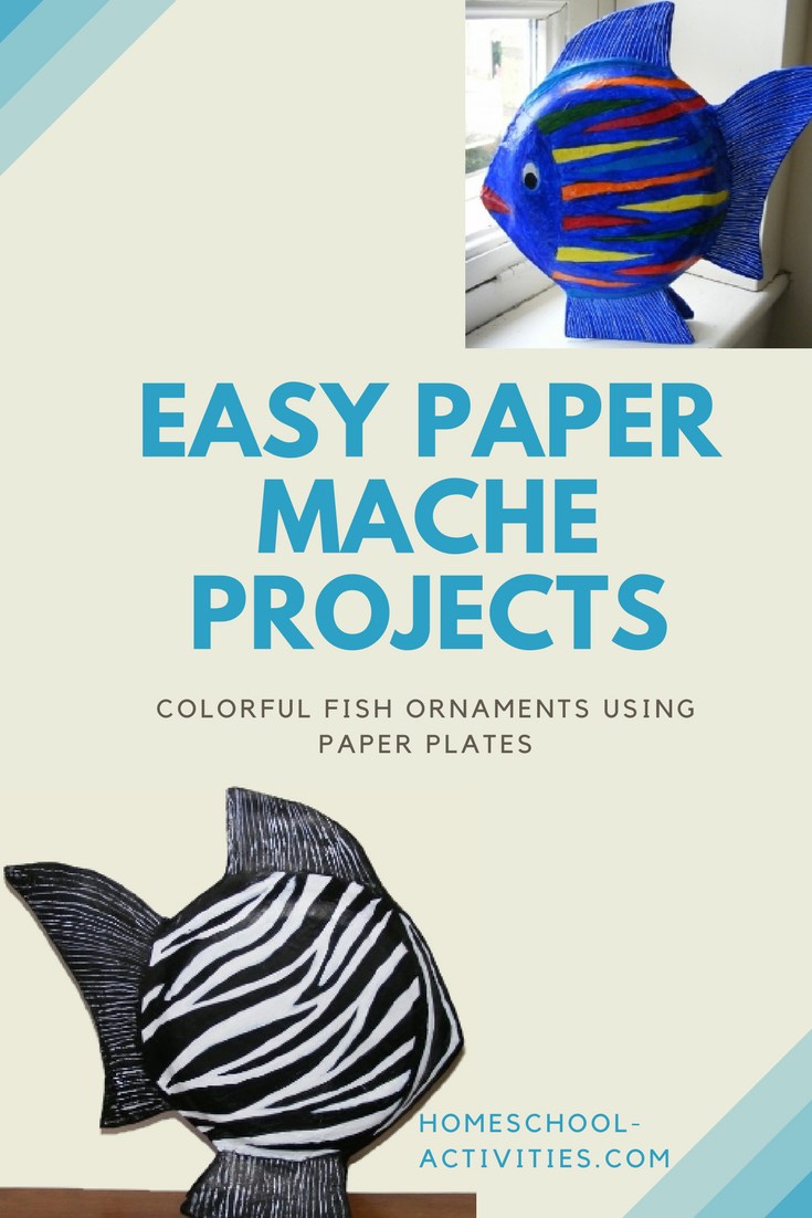 paper mache fish ornaments