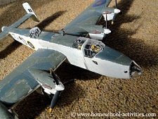 plastic model airplane kit