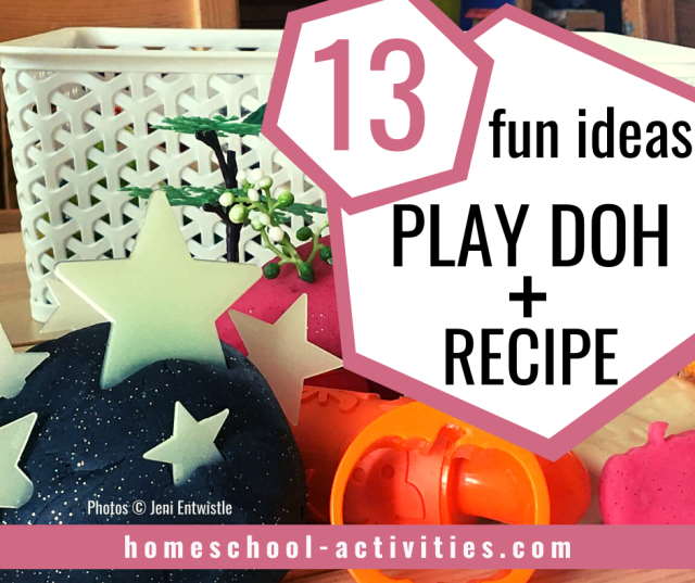 Easy playdough recipe great to make at home with fun ideas and activities for kids