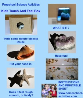 kids touch and feel science experiment