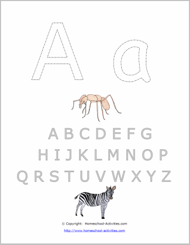alphabet letter template