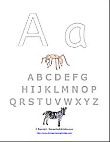 alphabet templates