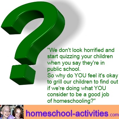 questioning why people are concerned about homeschooling