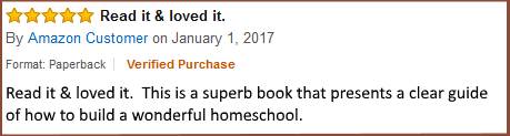 Amazon review Homeschool Secrets of Success