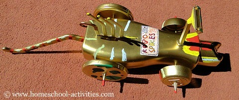 Recycled robot robo spikes