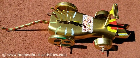 Recycled robot robo spikes