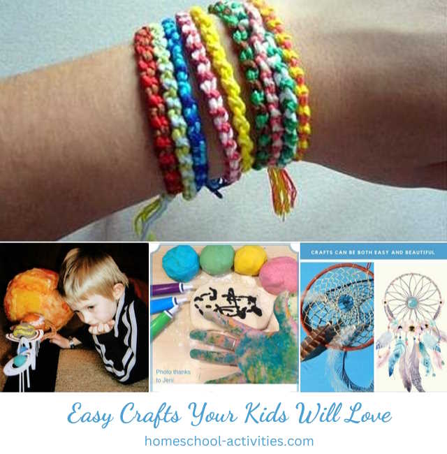 Easy crafts for kids - fun learning activities