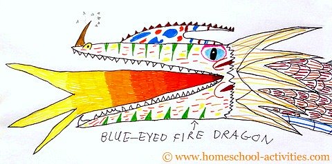 dragon coloring pages