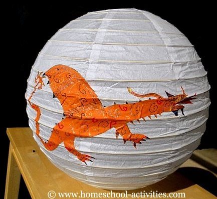 how to make a dragon lantern