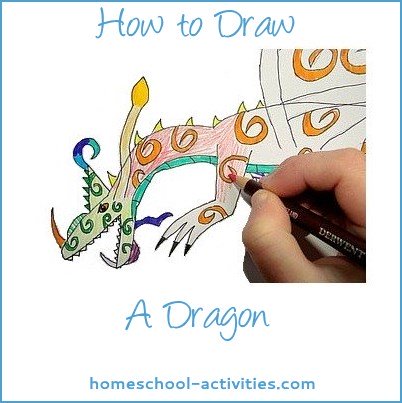 how to draw a dragon