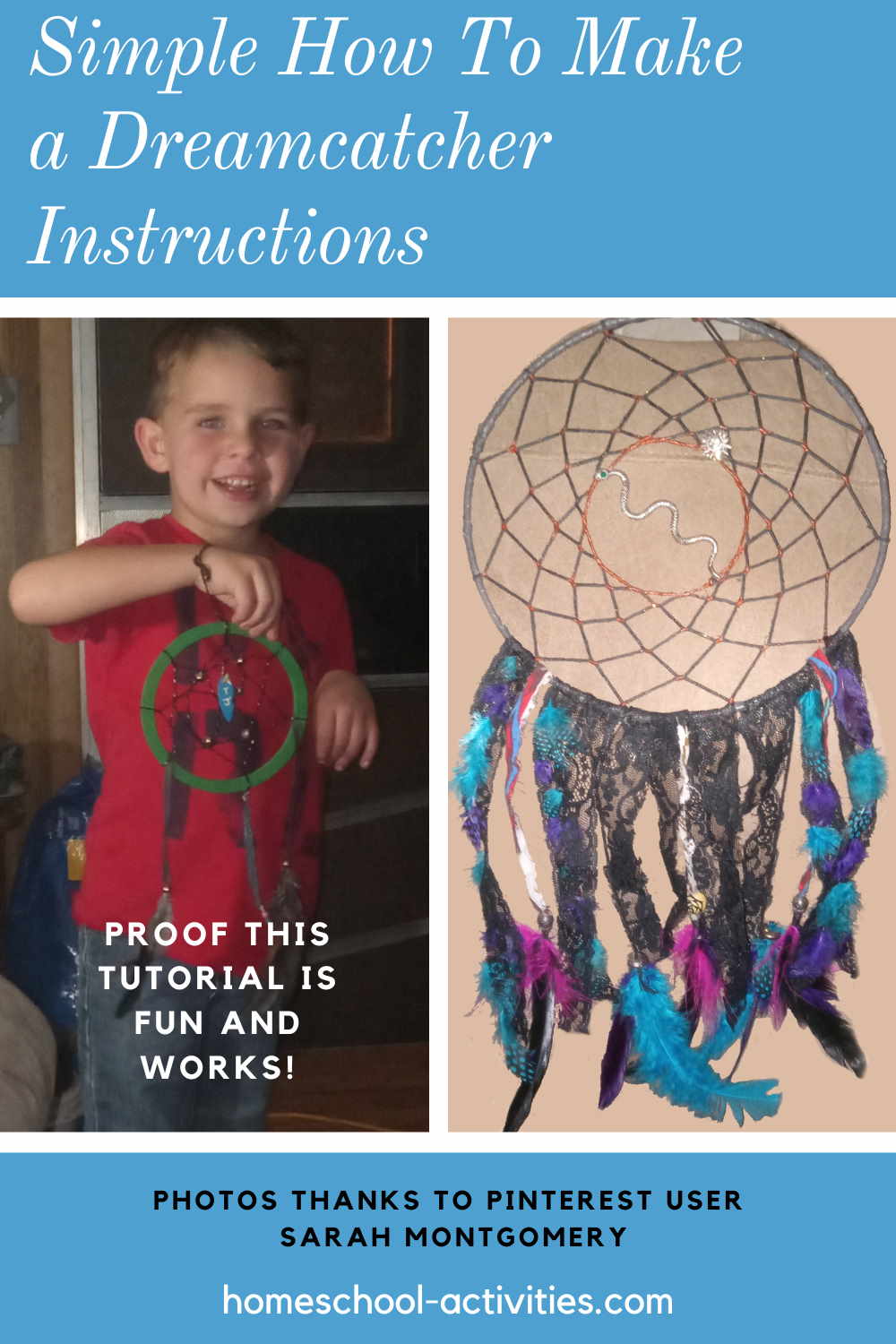 Diy dreamcatcher following this fun tutorial made by Pinterest user Sarah Montgomery